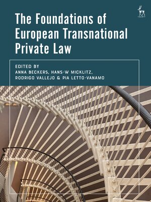 cover image of The Foundations of European Transnational Private Law